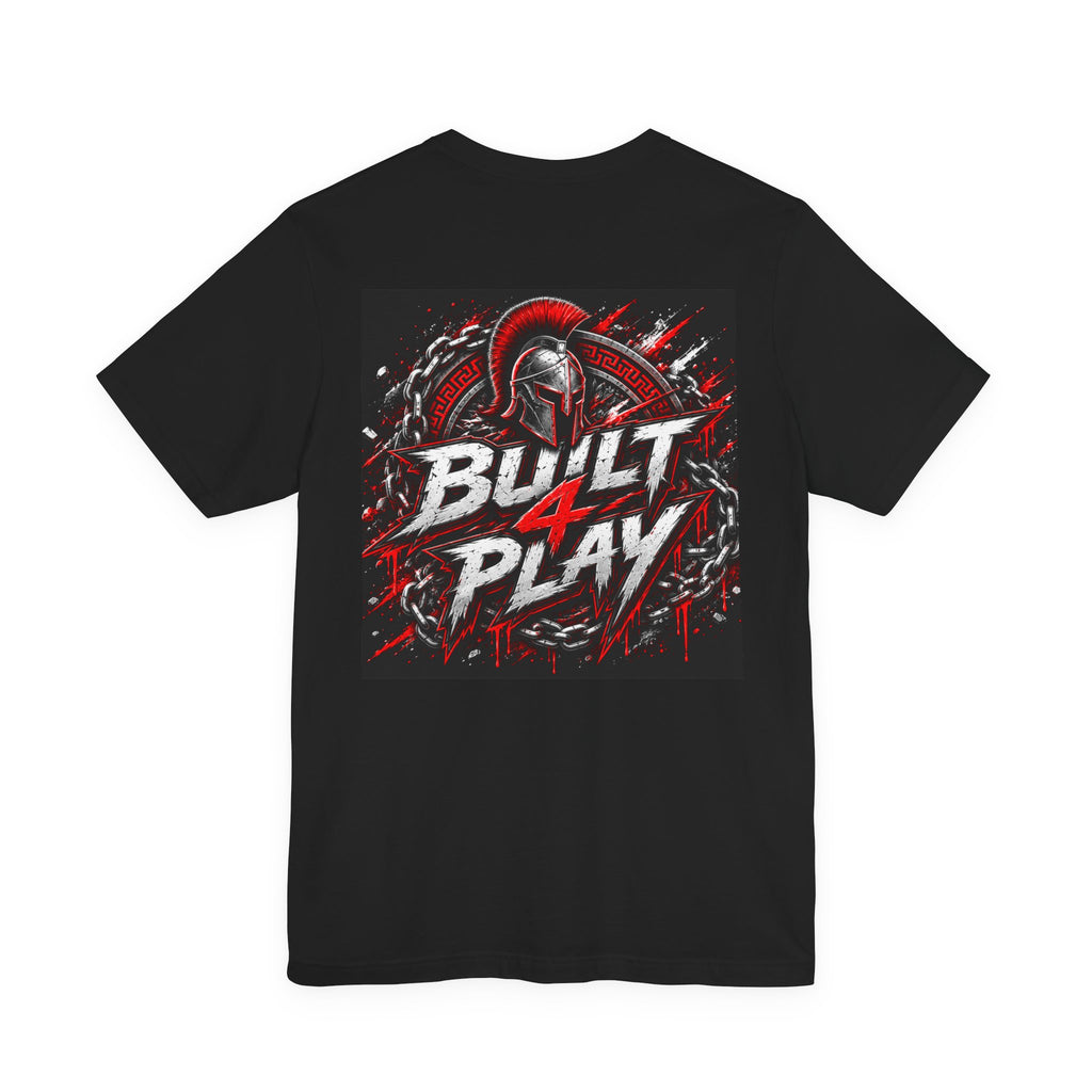Built4Play Spartan T-Shirt — Gaming/Esports Graphic Tee