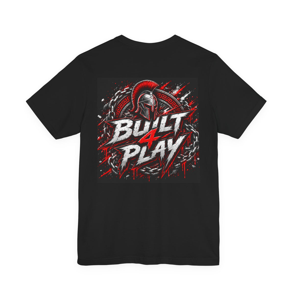Built4Play Spartan T-Shirt — Gaming/Esports Graphic Tee
