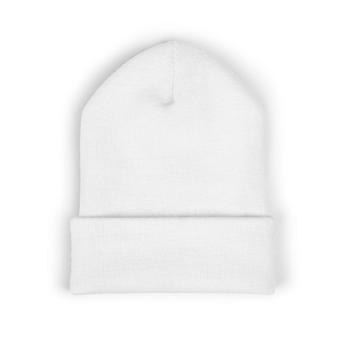 B4P Embroidered Cuffed Beanie — Classic Black Knit Winter Hat