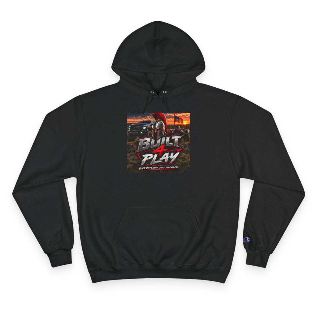 Champion Hoodie — 'Built 4 Play' Racing Graphic Pullover