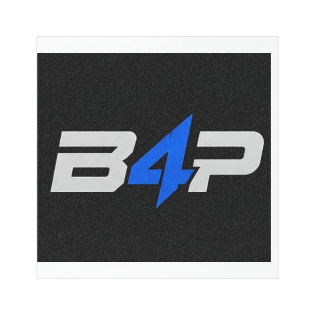 B4P Logo Car Magnet — Blue Lightning Decal for Trucks & Cars
