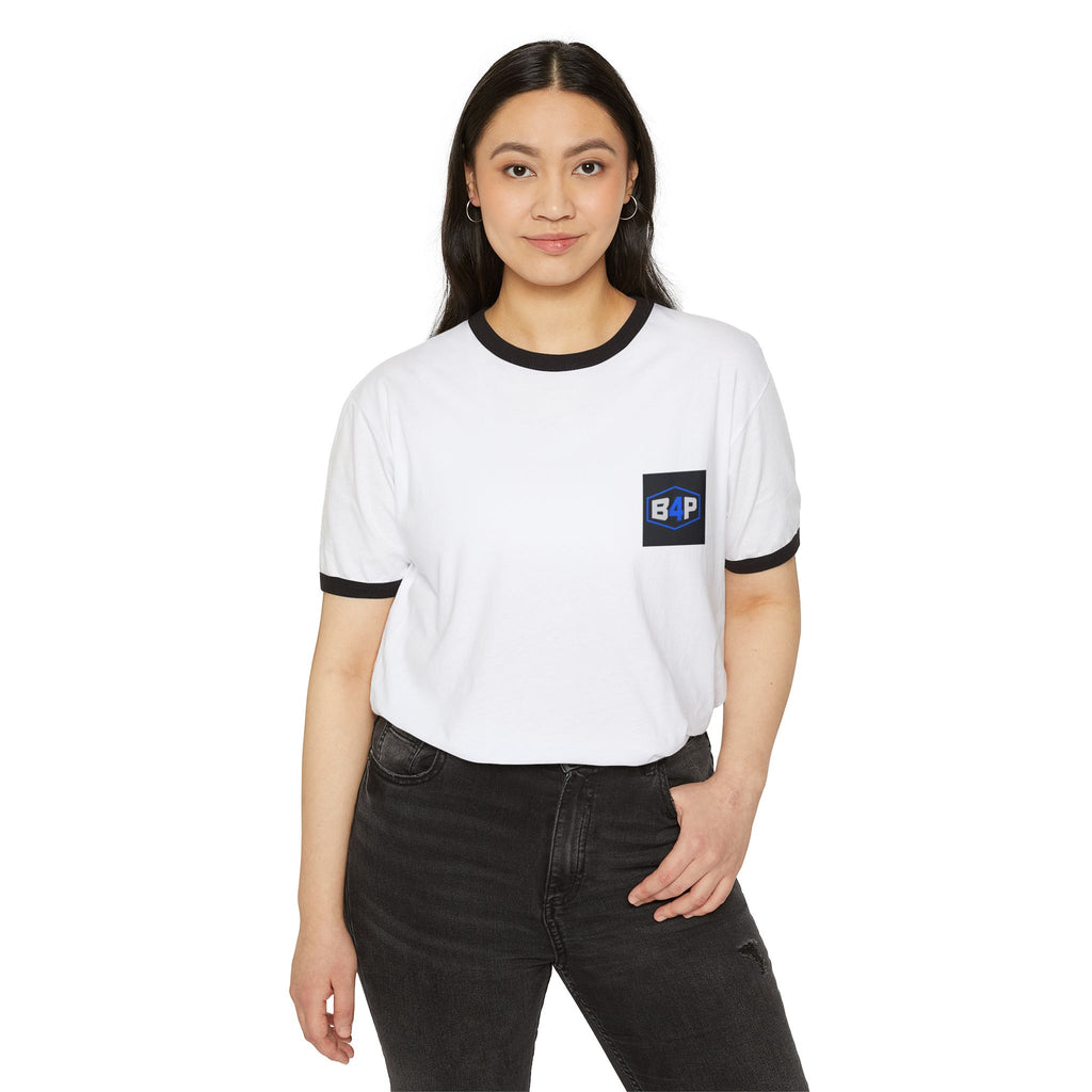 Built 4 Play Off‑Road Ringer T‑Shirt — American Flag UTV Graphic