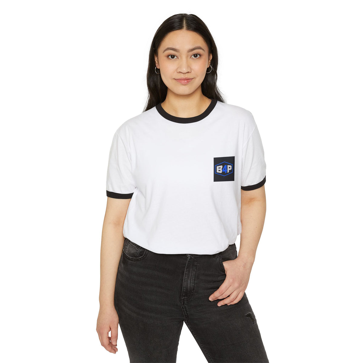 Built 4 Play Off‑Road Ringer T‑Shirt — American Flag UTV Graphic
